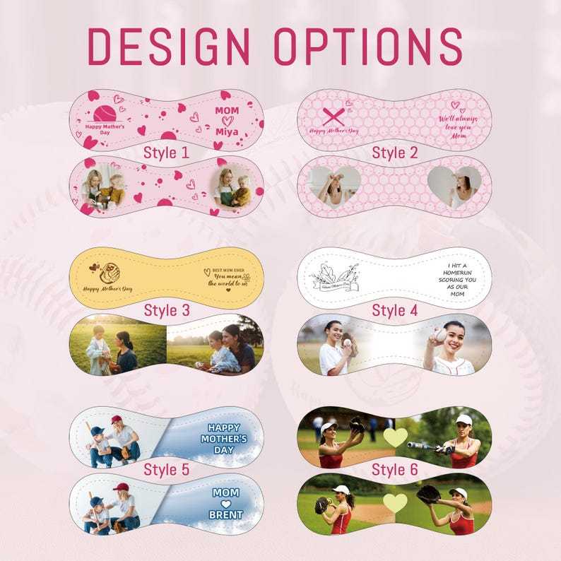 Custom Photos And Name Baseball - Mother's Day Gift