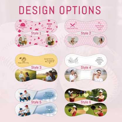 Custom Photos And Name Baseball - Mother's Day Gift