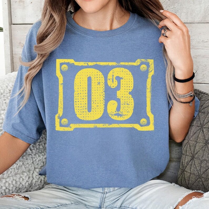 Personalized Y2K College Style Football Top, Comfort Colors Custom Game Day Number Jersey