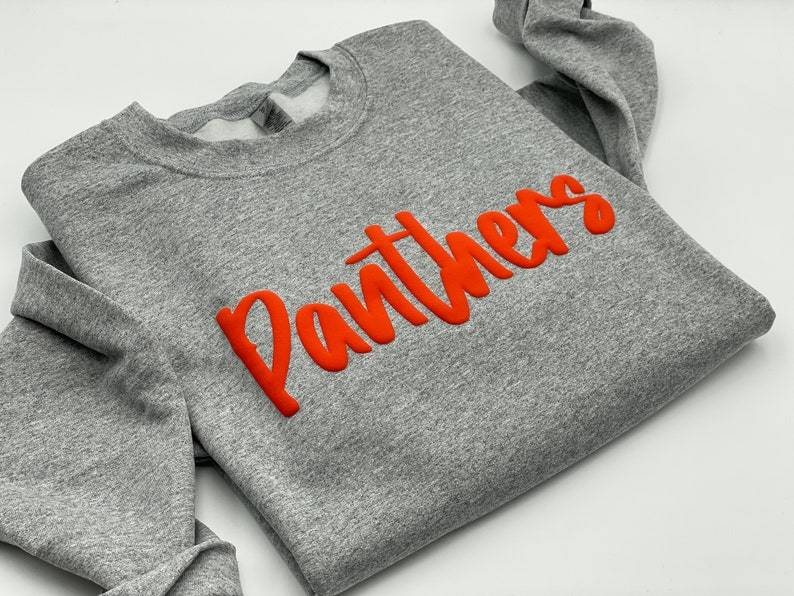 Custom Embossed Puff Print Team Name Sweatshirt/Hoodie/T-shirt