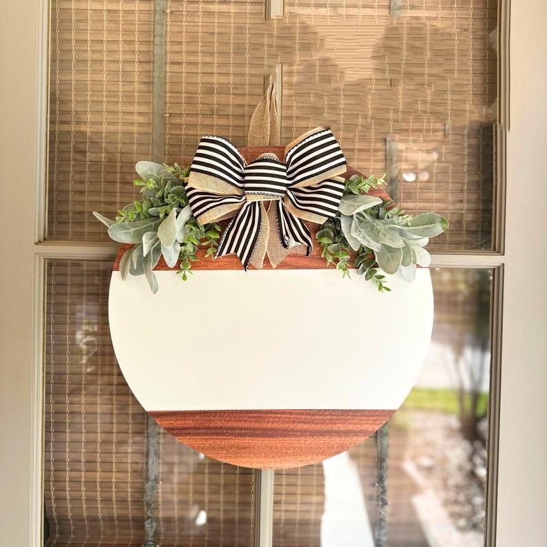 Ohio Stadium Front Door Decor, Football Family Sports Signage, Fall Door Decor