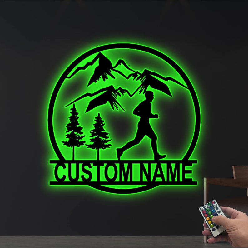 Customized Sports-Themed Acrylic Led Wall Light – A Christmas Gift For Athletes.