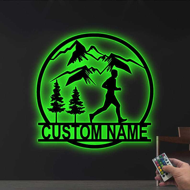 Customized Sports-Themed Acrylic Led Wall Light – A Christmas Gift For Athletes.