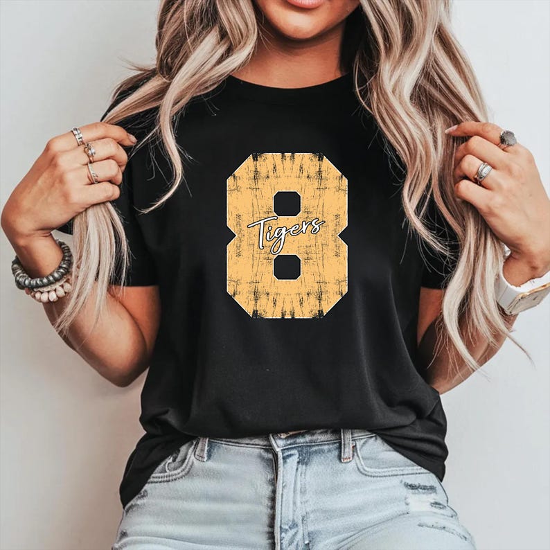 Custom Y2K Football Pullover Number T-Shirt, College Game Day Shirt