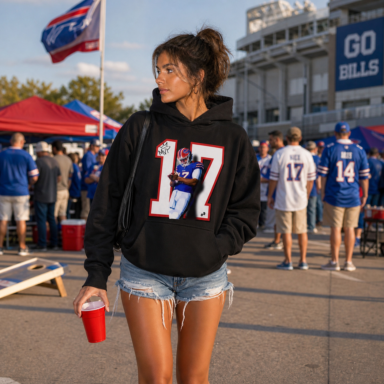 Custom MVP Player Photo Game Day Hoodie