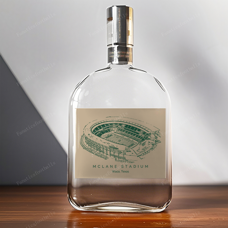 McLane Stadium- Baylor Bears Whiskey Bottles