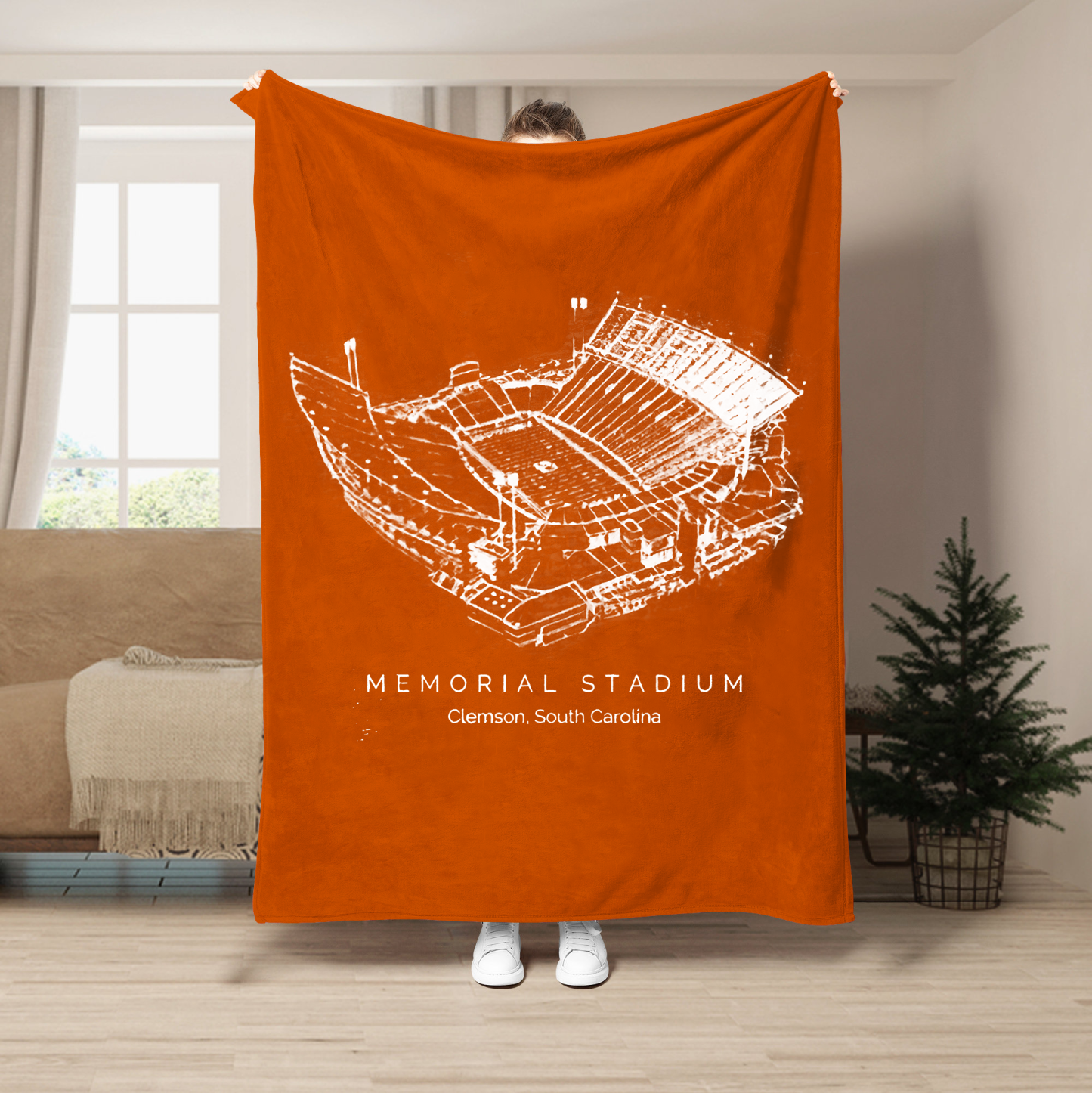 Memorial Stadium (Clemson) - College Football Blanket