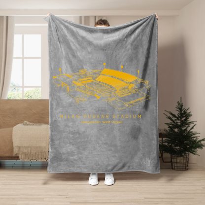Milan Puskar Stadium - College Football Blanket