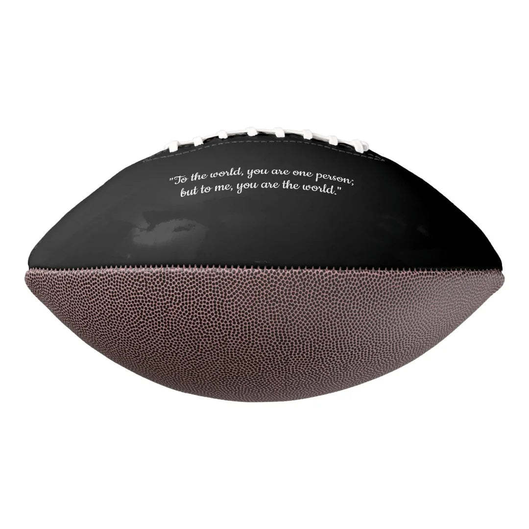 🔥Hot Sale🔥Modern DADDY Photo Black Happy Father's Day Football