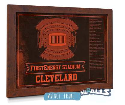 FirstEnergy Stadium - Vintage Football Art Print