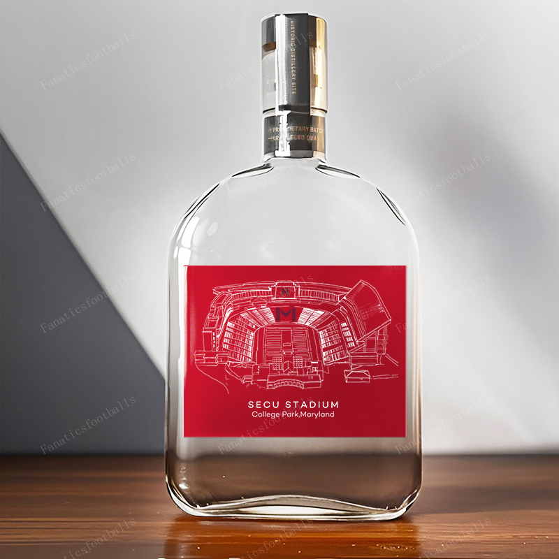 SECU Stadium-Maryland Terrapins Whiskey Bottles