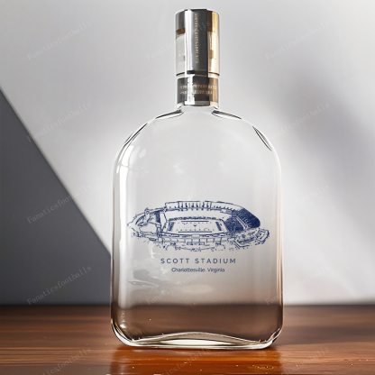 Scott Stadium-Virginia Cavaliers Whiskey Bottles