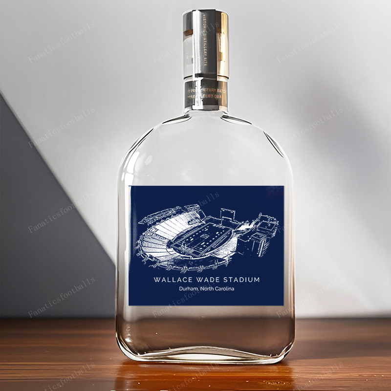 Wallace Wade Stadium-Duke Blue Devils Whiskey Bottles