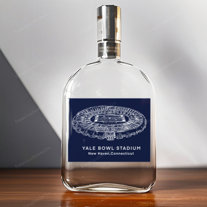 Yale Bowl-Yale Bulldogs Whiskey Bottles