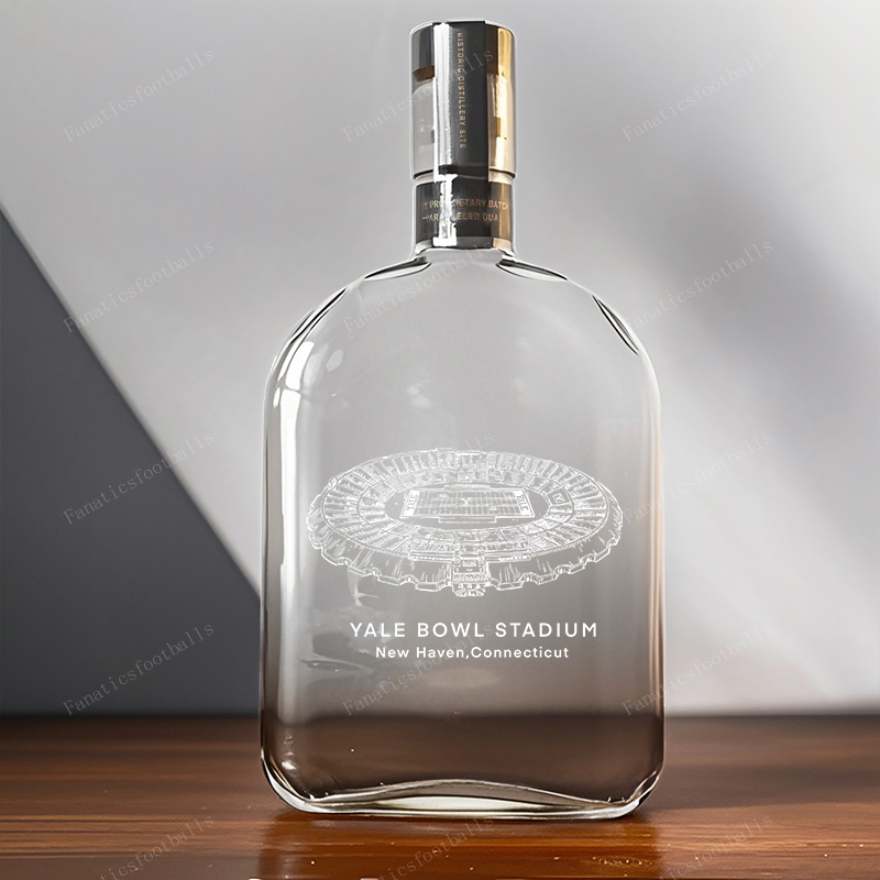 Yale Bowl-Yale Bulldogs Whiskey Bottles