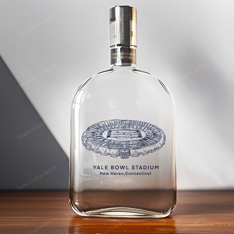 Yale Bowl-Yale Bulldogs Whiskey Bottles