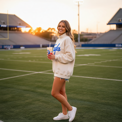 Signature Script Mockneck Sweatshirt