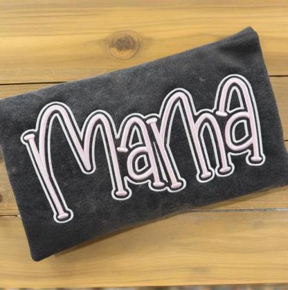 Custom Cropped Double 3D Puff Embroidered Sweatshirt