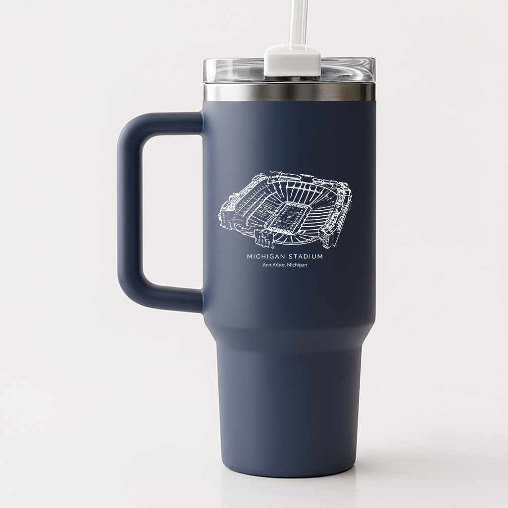 Custom Michigan Stadium Tumbler | Michigan Wolverines