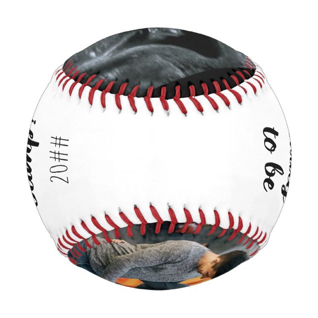 Sonogram Pregnancy Photo Daddy to Be Baseball