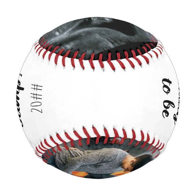 Sonogram Pregnancy Photo Daddy to Be Baseball