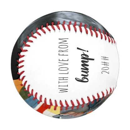 Sonogram Pregnancy Photo Daddy to Be Baseball