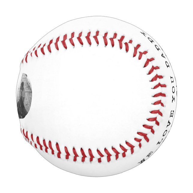 DAD Happy Fathers Day Photo Baseball