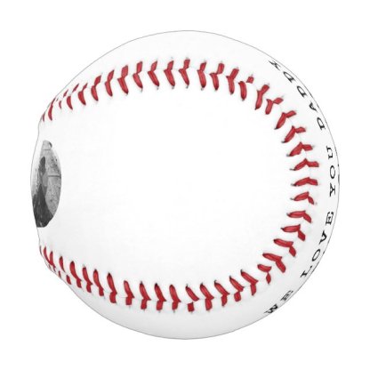 DAD Happy Fathers Day Photo Baseball