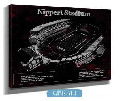 Vintage Nippert Stadium Team Color Art Print