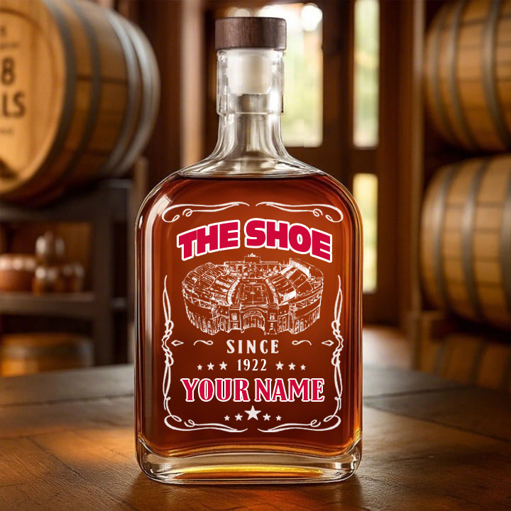 THE SHOE Stadium-Ohio State Buckeyes Football Whiskey Bottle Decanter