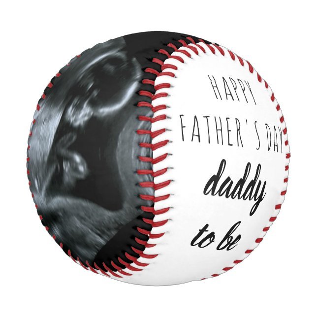 Sonogram Pregnancy Photo Daddy to Be Baseball