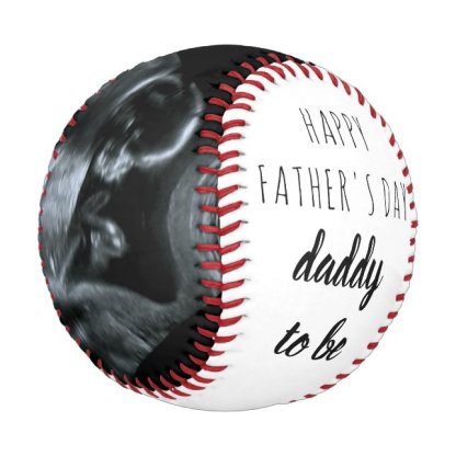 Sonogram Pregnancy Photo Daddy to Be Baseball