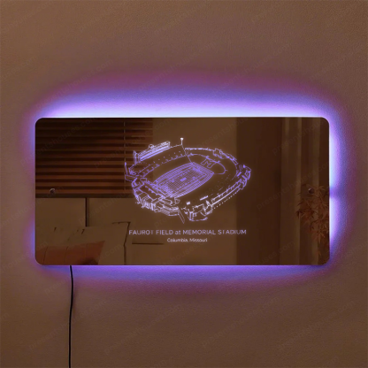 Faurot Field at Memorial Stadium Mirror Light-Gifts For Sports Lovers
