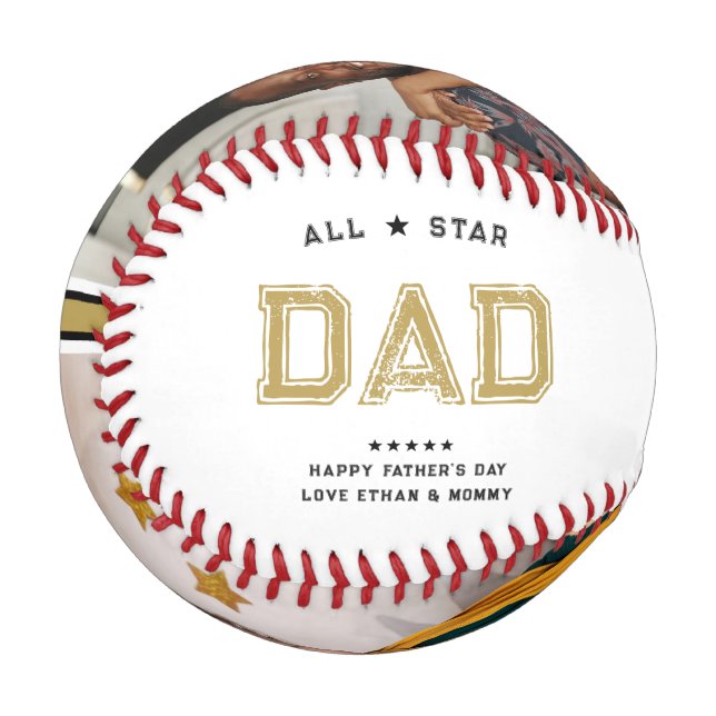 All Star Dad | Happy Father's Day Photo Baseball