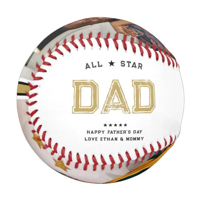 All Star Dad | Happy Father's Day Photo Baseball