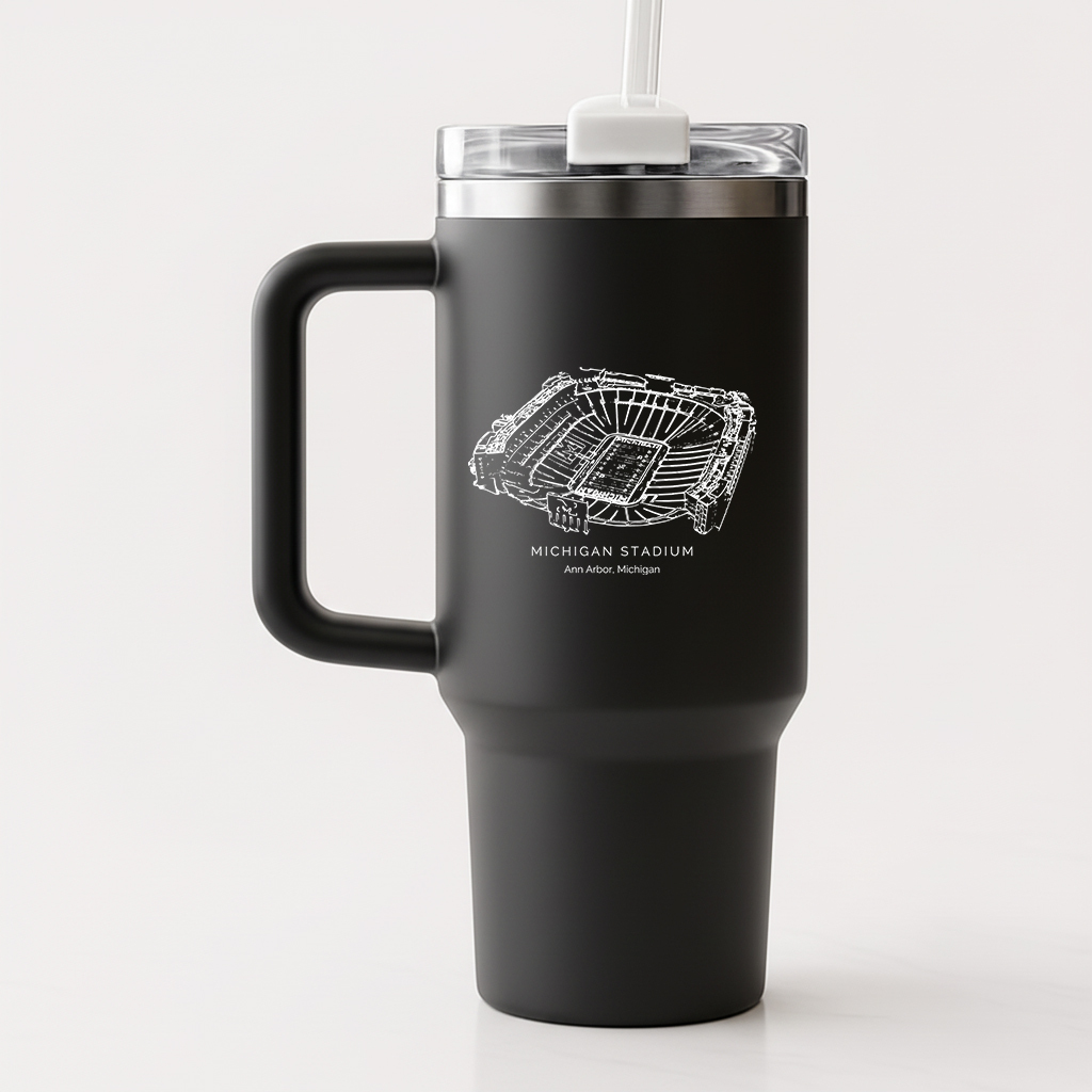 Custom Michigan Stadium Tumbler | Michigan Wolverines