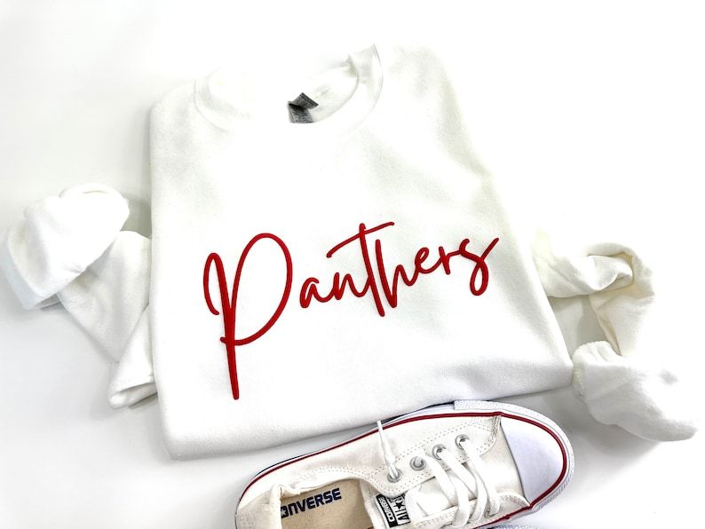 Custom Team Name Sweatshirt,  Puff Print, Gift for Christmas Gift Idea, School Spirit Sweatshirt