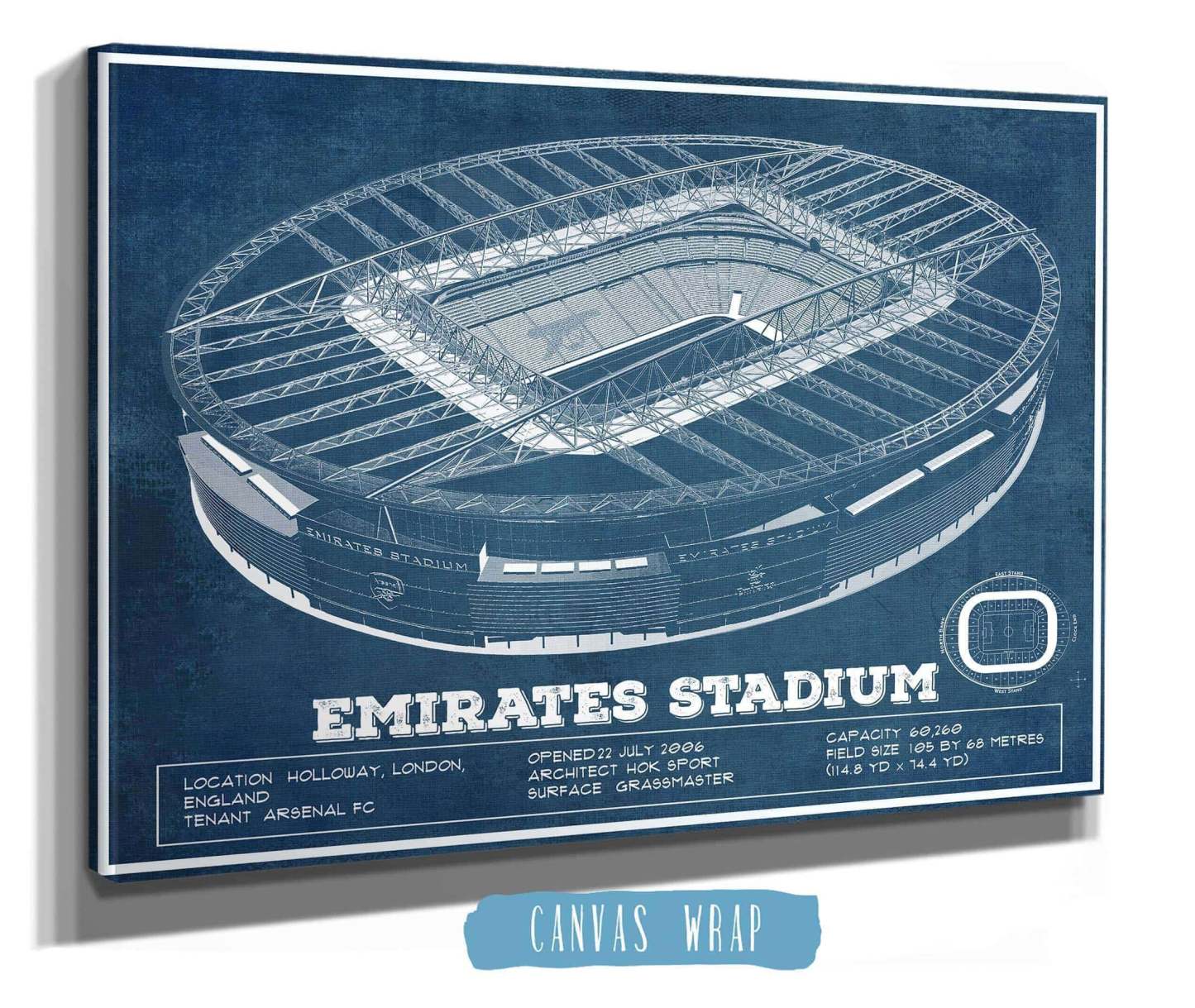 Emirates Stadium Soccer Print