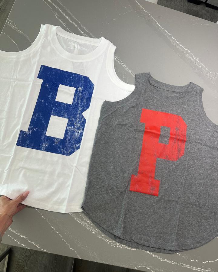 Custom #1 Fan Relaxed Tank-Black Or Gray