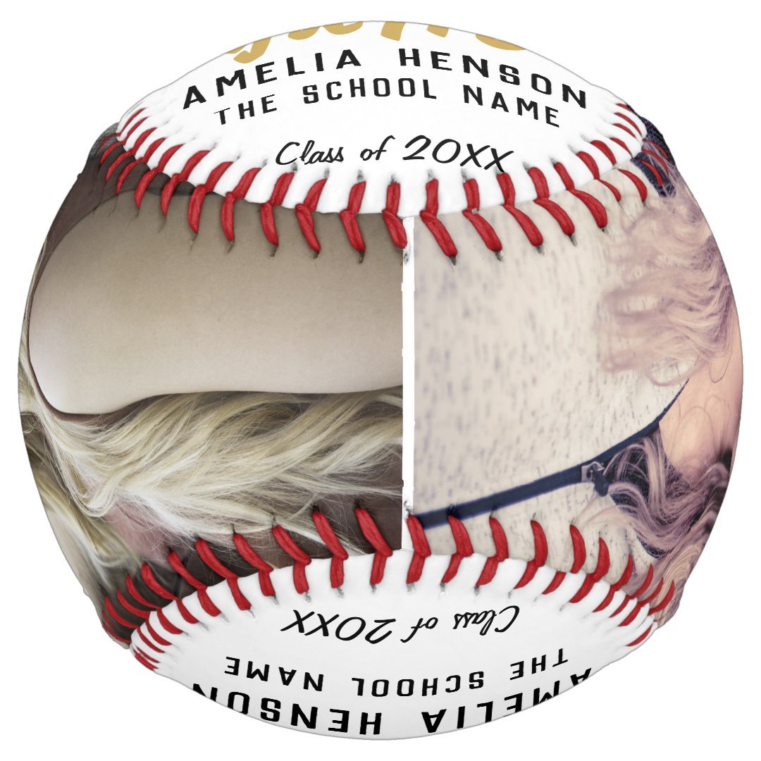 Congratulations Grad Golden Graduation 2 Photo Softball