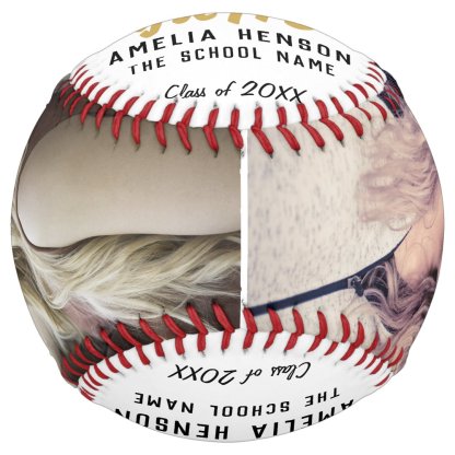 Congratulations Grad Golden Graduation 2 Photo Softball