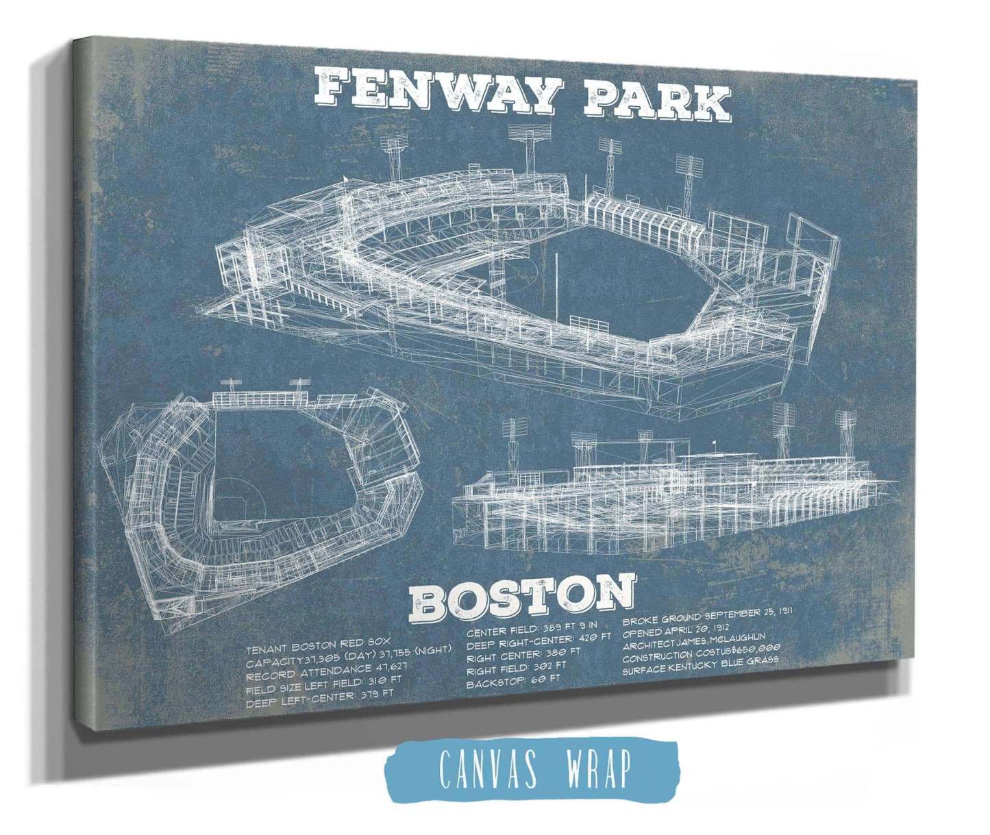 Fenway Park Baseball Print