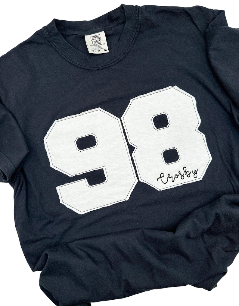 Custom Sports Number Applique Sweatshirt – Personalized Team Sweatshirt