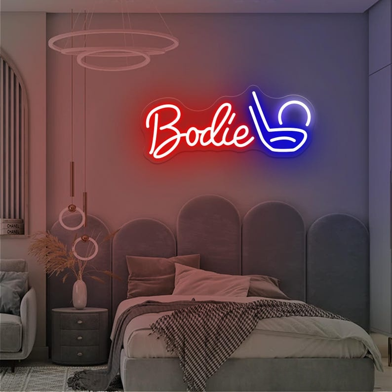 Personalized Sport Name Neon Sign Custom Bedroom Name LED Neon Light