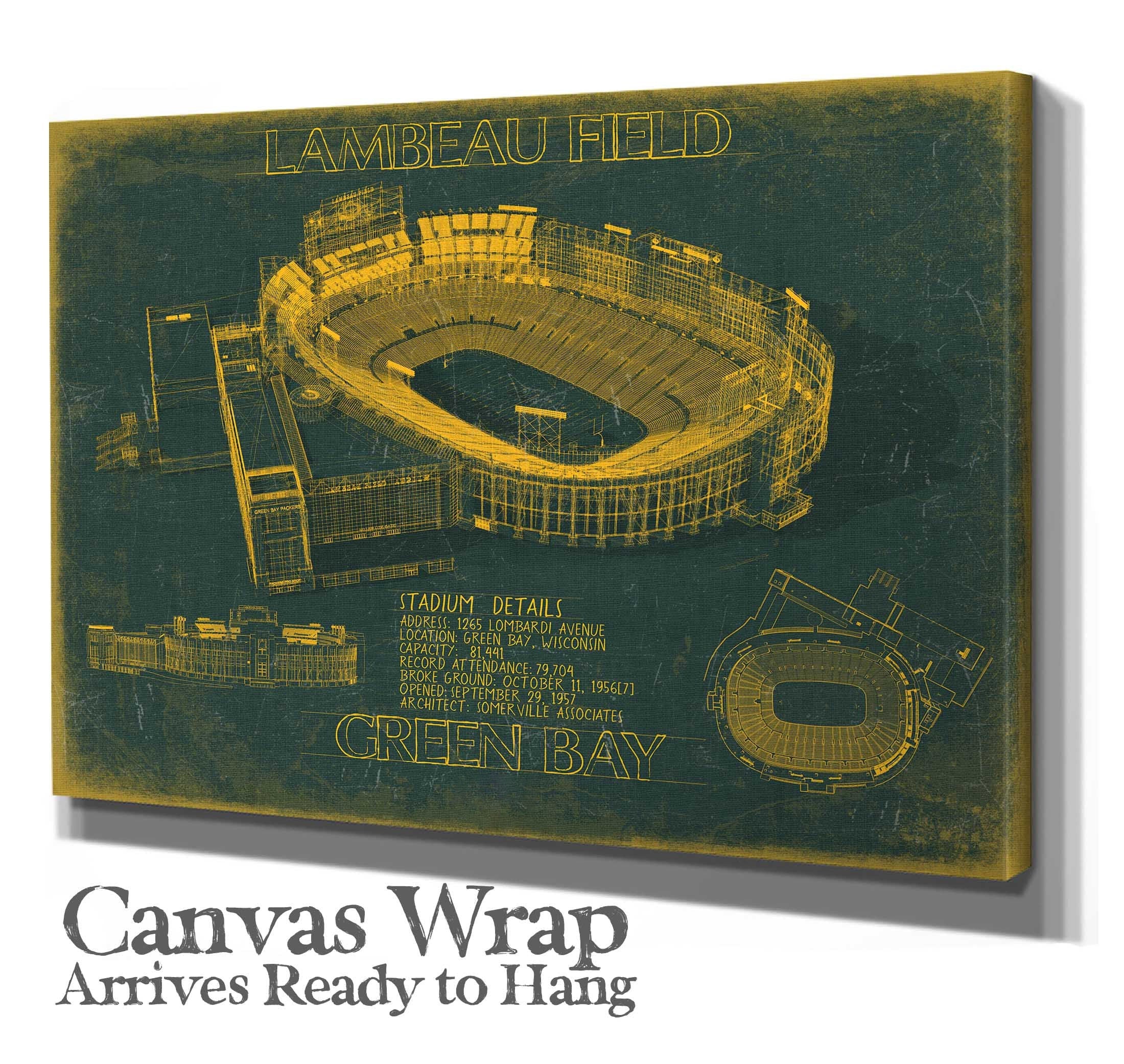 Lambeau Field Wall Art Print