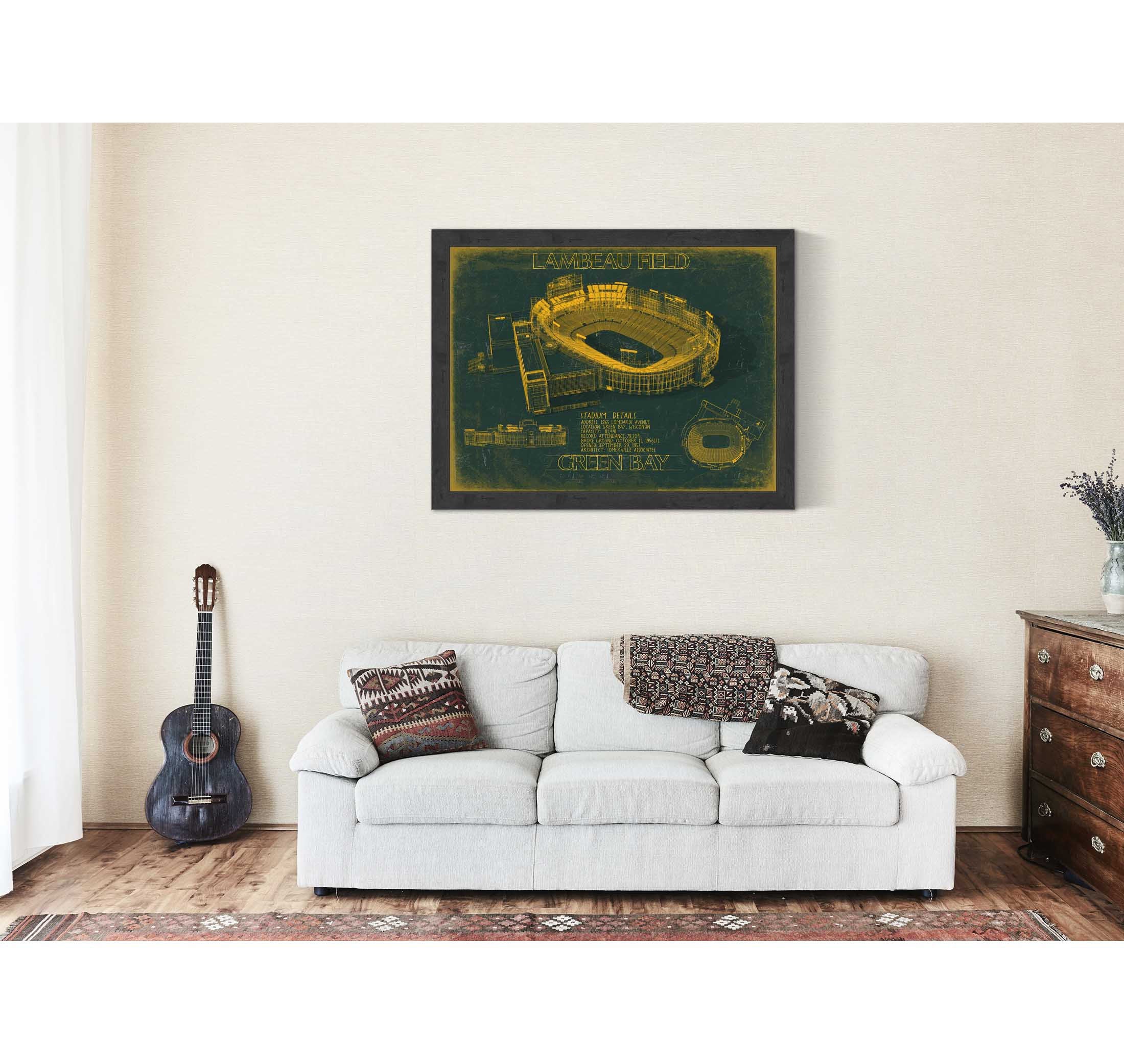 Lambeau Field Wall Art Print