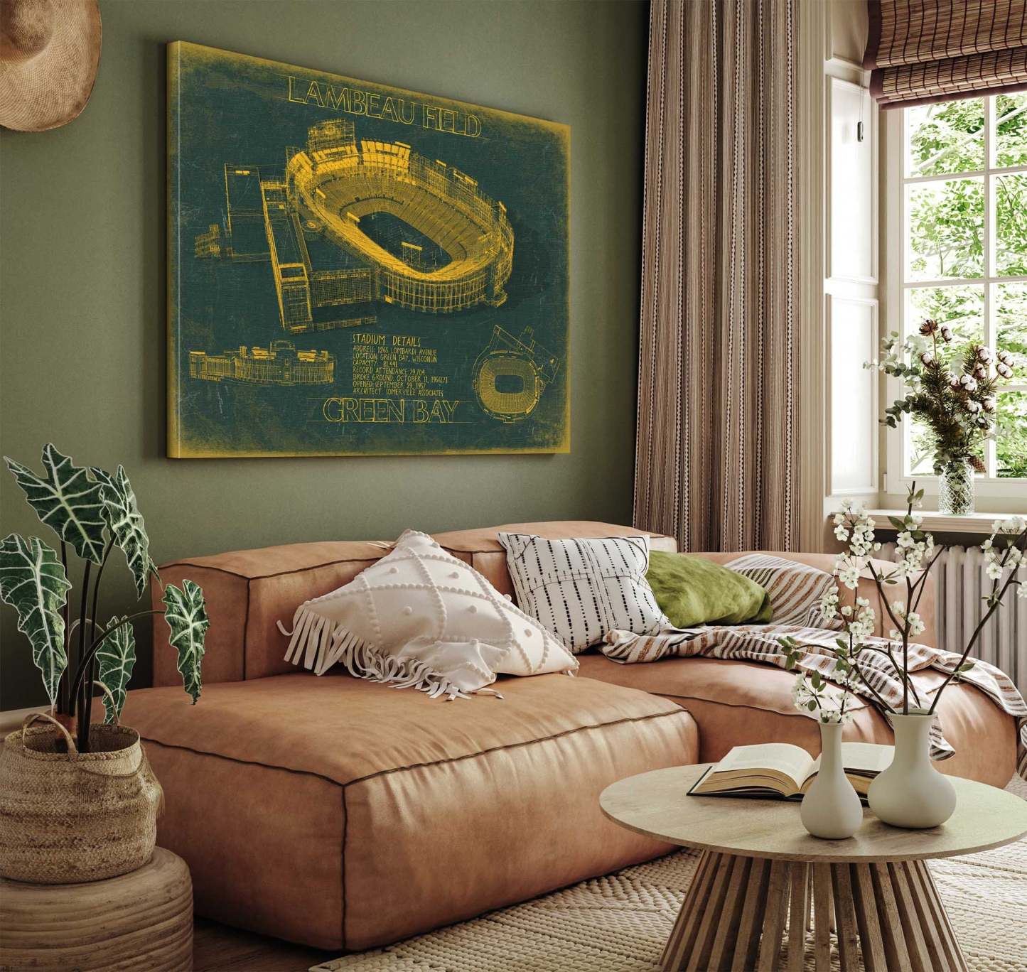 Lambeau Field Wall Art Print