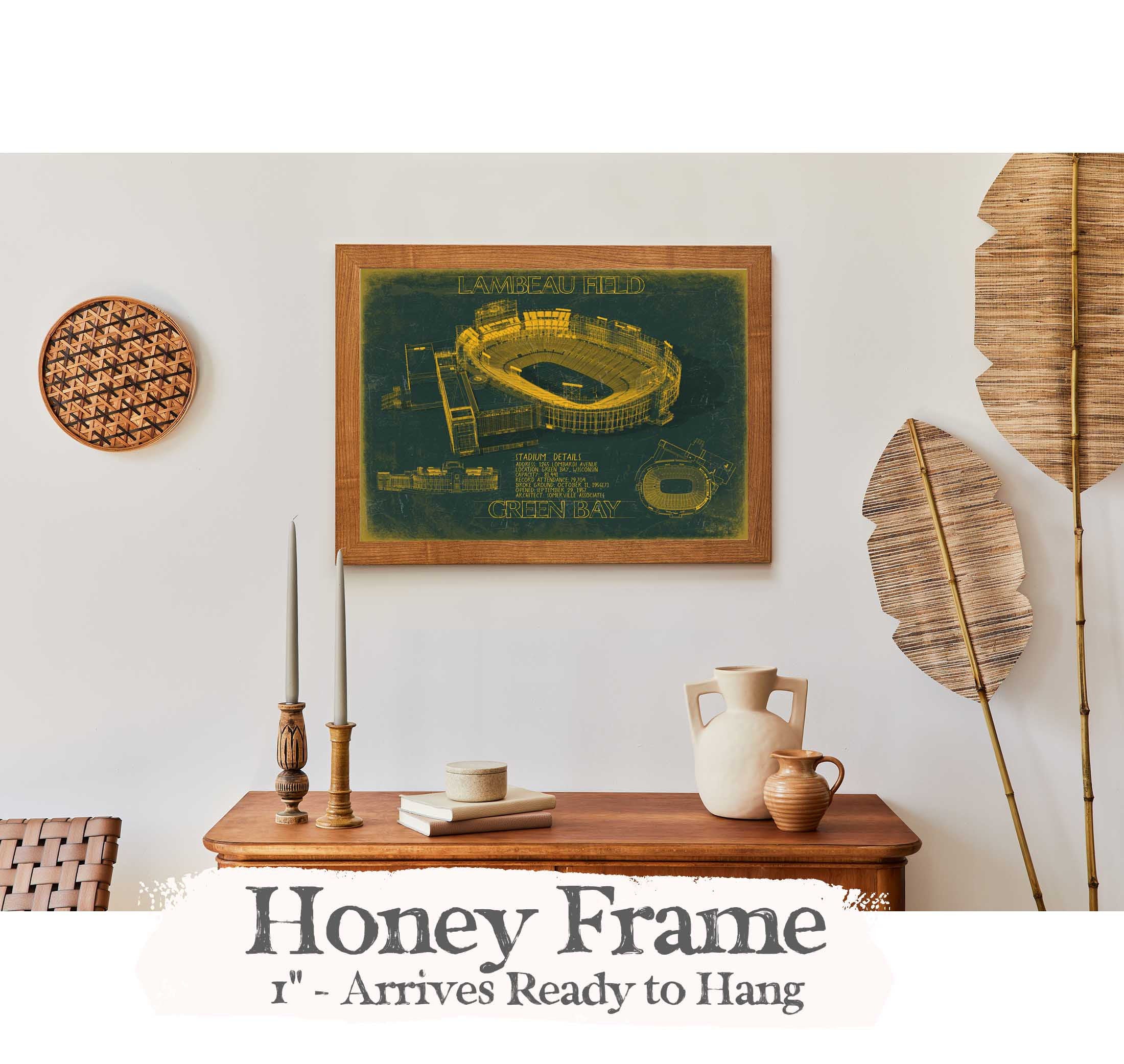 Lambeau Field Wall Art Print