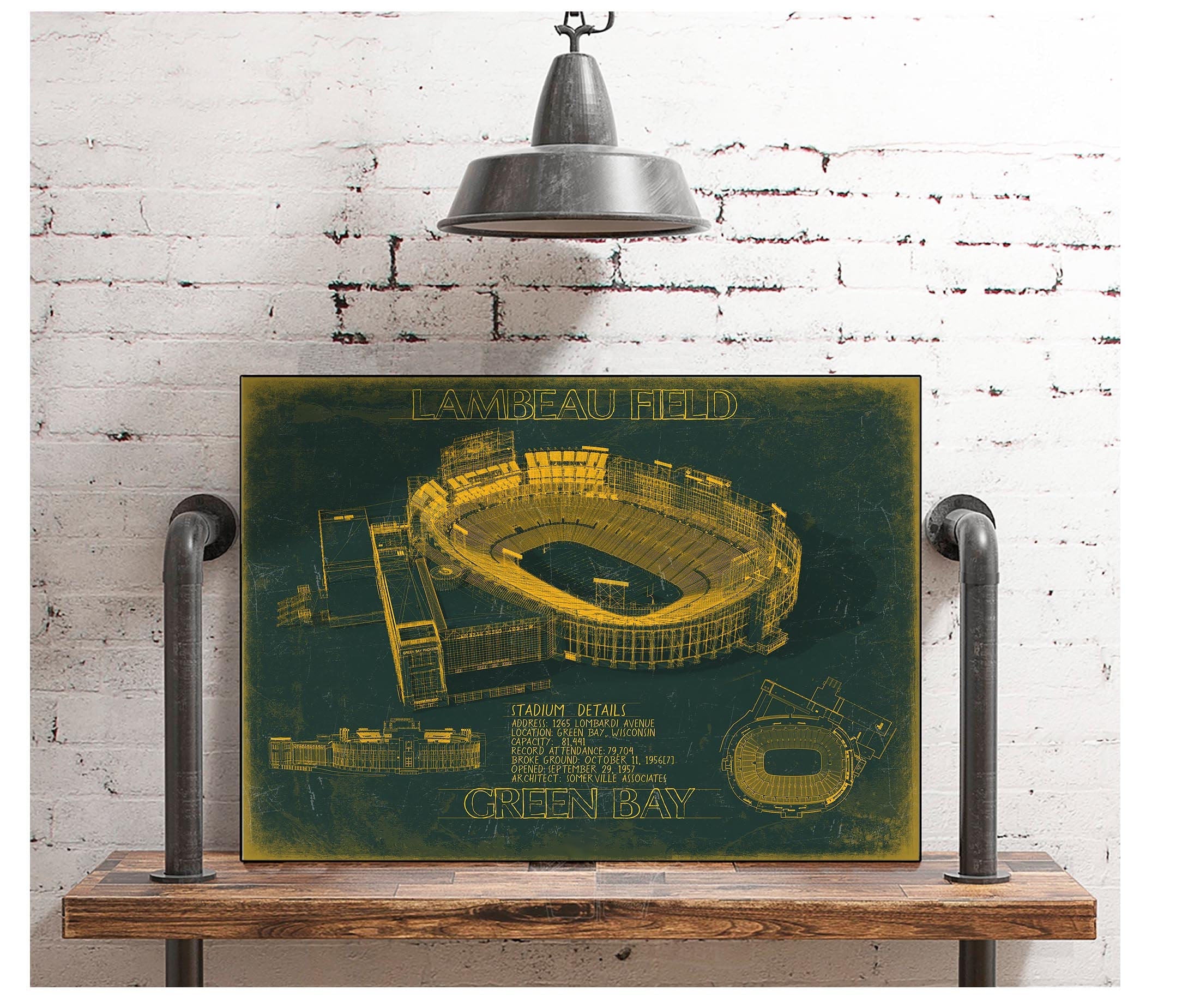 Lambeau Field Wall Art Print