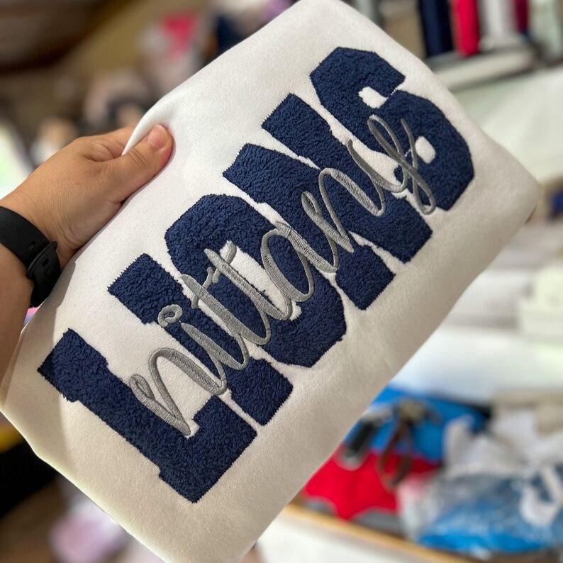 Custom Applique Patch Sweats- Unisex Sizing